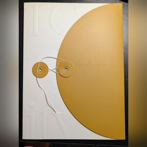 Cloth & Paper Arched Folder, New